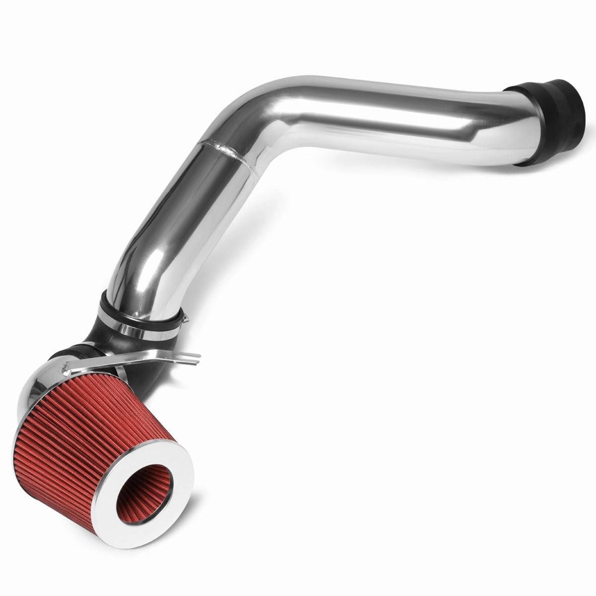 09-10 Dodge Charger Challenger 3.5L 6V Aluminum Cold Air Intake w/Red Cone Filter