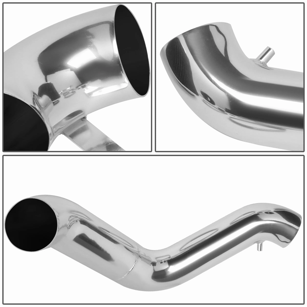 09-10 Dodge Charger Challenger 3.5L 6V Aluminum Cold Air Intake w/Red Cone Filter