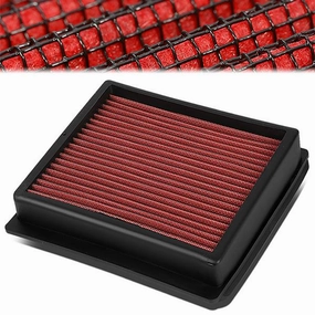 09-13 Infiniti M35 M37 14-19 Q70 Q70L Drop-in Panel Air Filter - Red