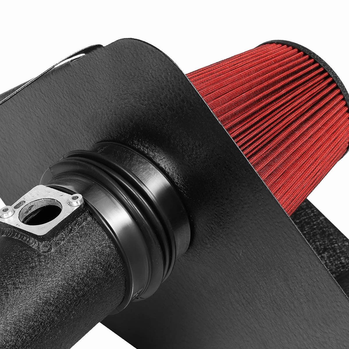 09-14 Chevy Silverado GMC Sierra 4.8L-6.2L Black Cold Air Intake w/Heat Shield Filter