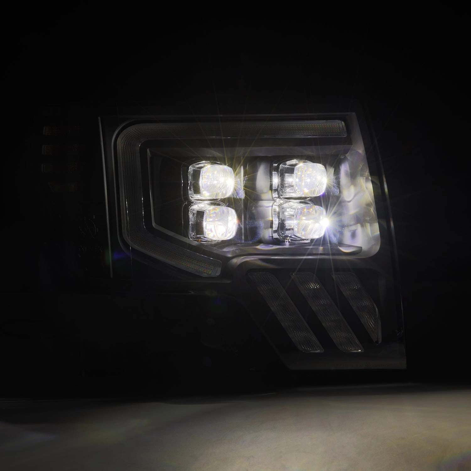 09-14 Ford F150 MKII NOVA-Series LED Projector Headlights Black
