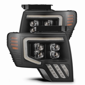 09-14 Ford F150 MKII NOVA-Series LED Projector Headlights Black