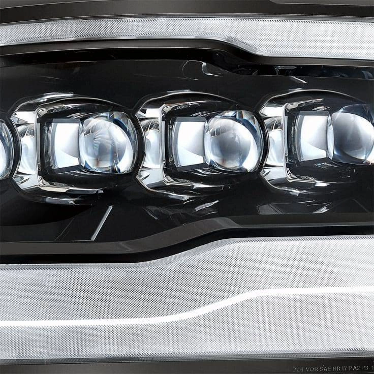 09-18 Ram Truck NOVA-Series LED Projector Headlights Jet Black