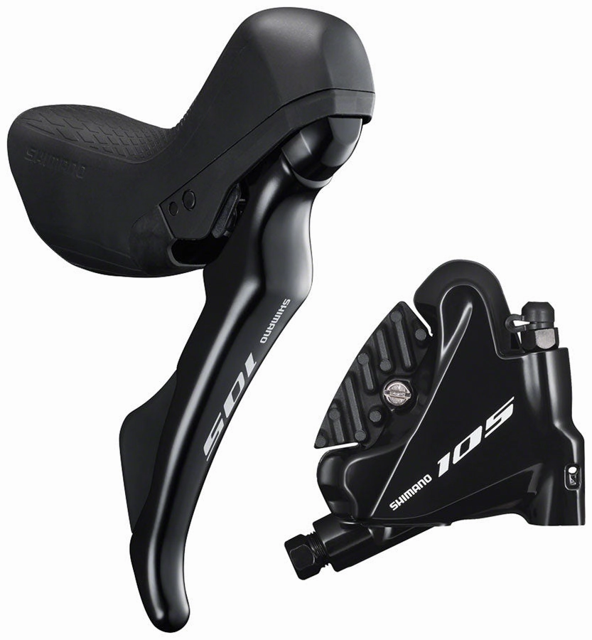 105 ST-R7020 Right Standard Reach 11-Speed Hydraulic Brake/Shift Lever BR-R7070 Rear Flat Mount Caliper