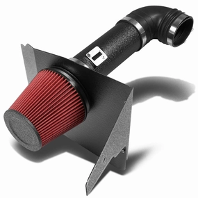 10-15 Chevy Camaro 6.2L V8 Black Cold Air Intake w/Heat Shield Cone Filter
