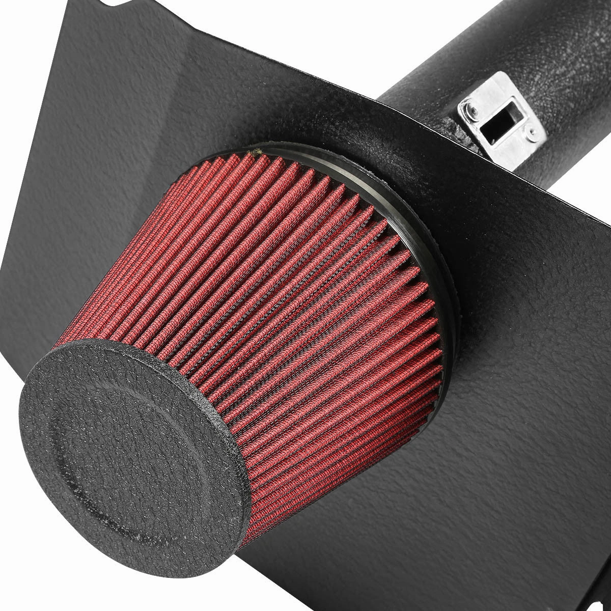 10-15 Chevy Camaro 6.2L V8 Black Cold Air Intake w/Heat Shield Cone Filter