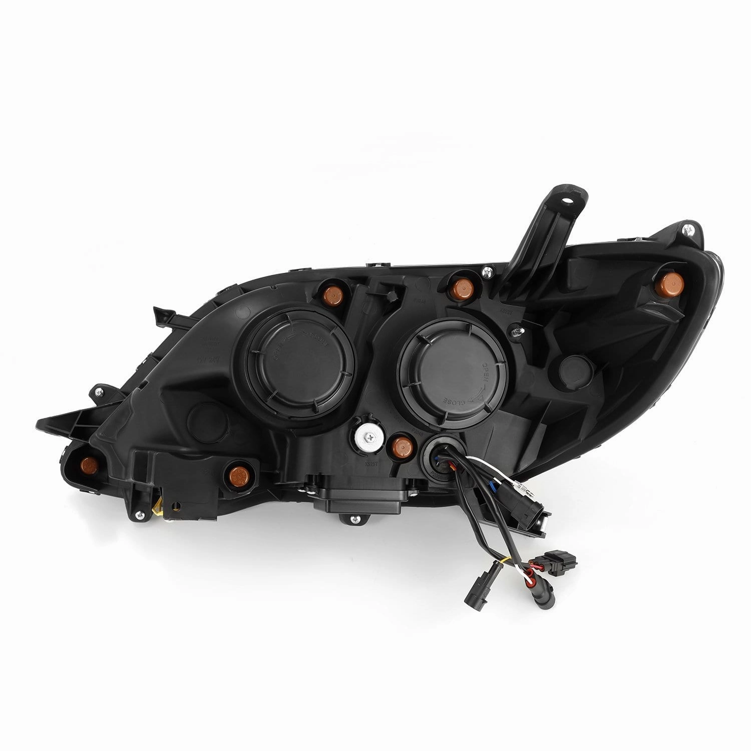 11-20 Toyota Sienna PRO-Series Halogen Projector Headlights Black