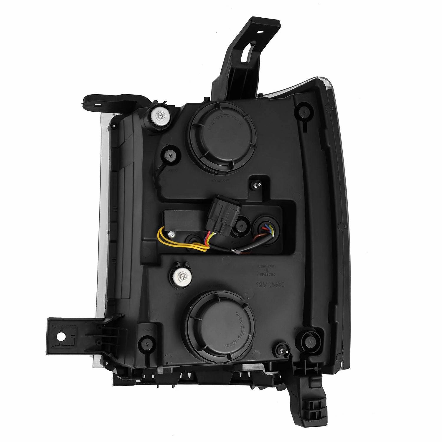 14-15 Chevrolet Silverado NOVA-Series LED Projector Headlights Alpha-Black