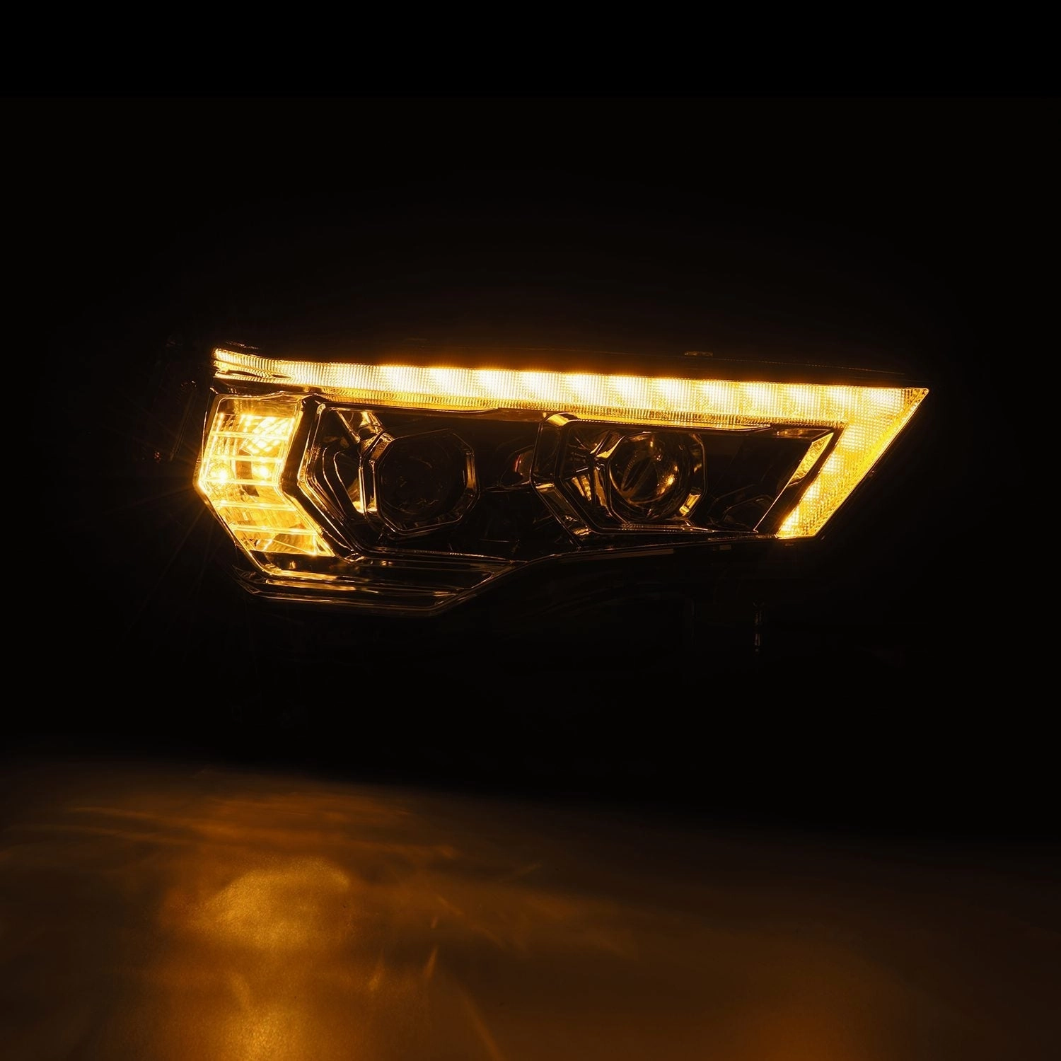 14-23 Toyota 4Runner MK II LUXX-Series LED Projector Headlights Chrome