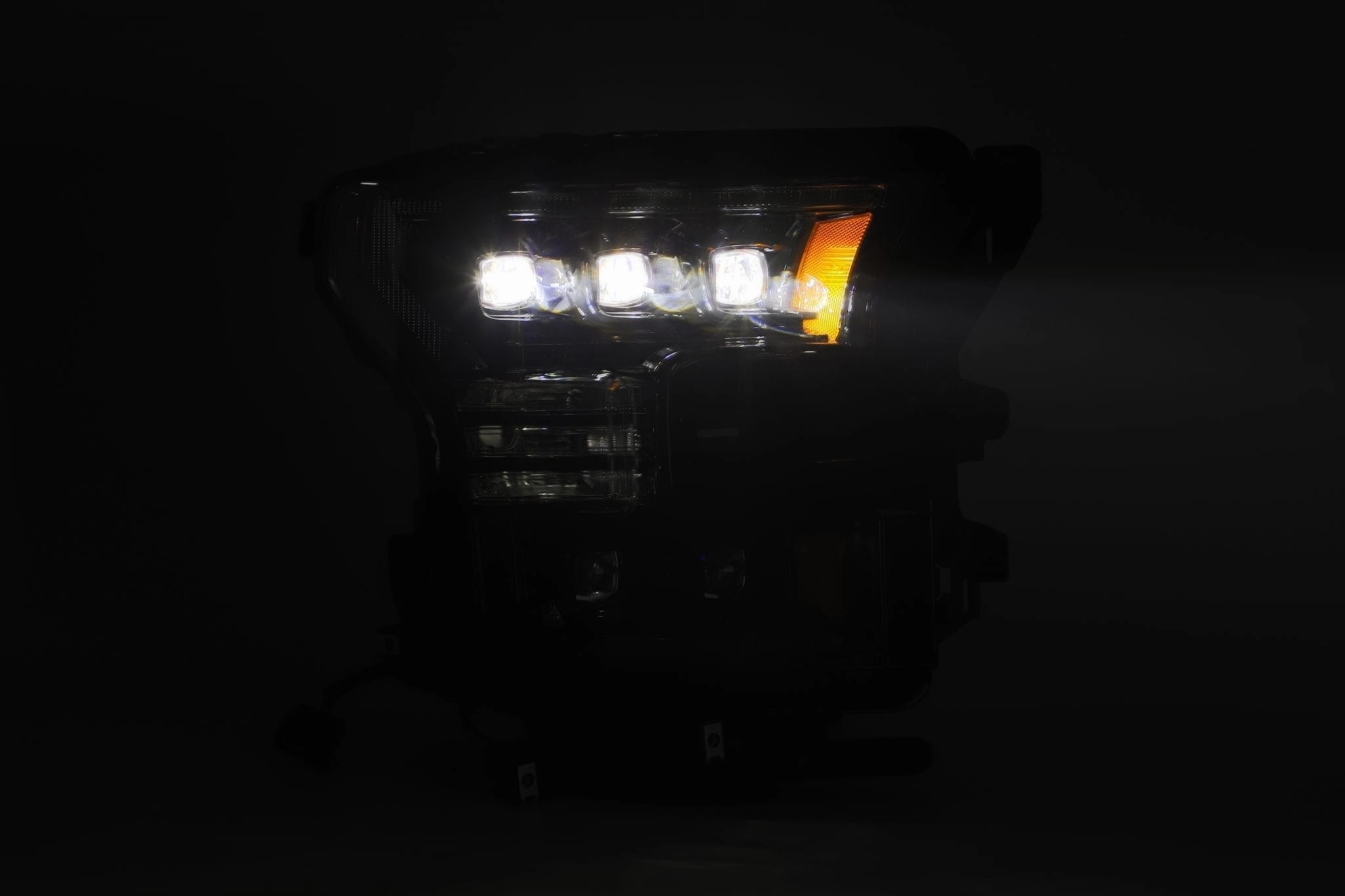 15-17 Ford F150 / 17-20 F150 Raptor NOVA-Series LED Projector Headlights Alpha-Black