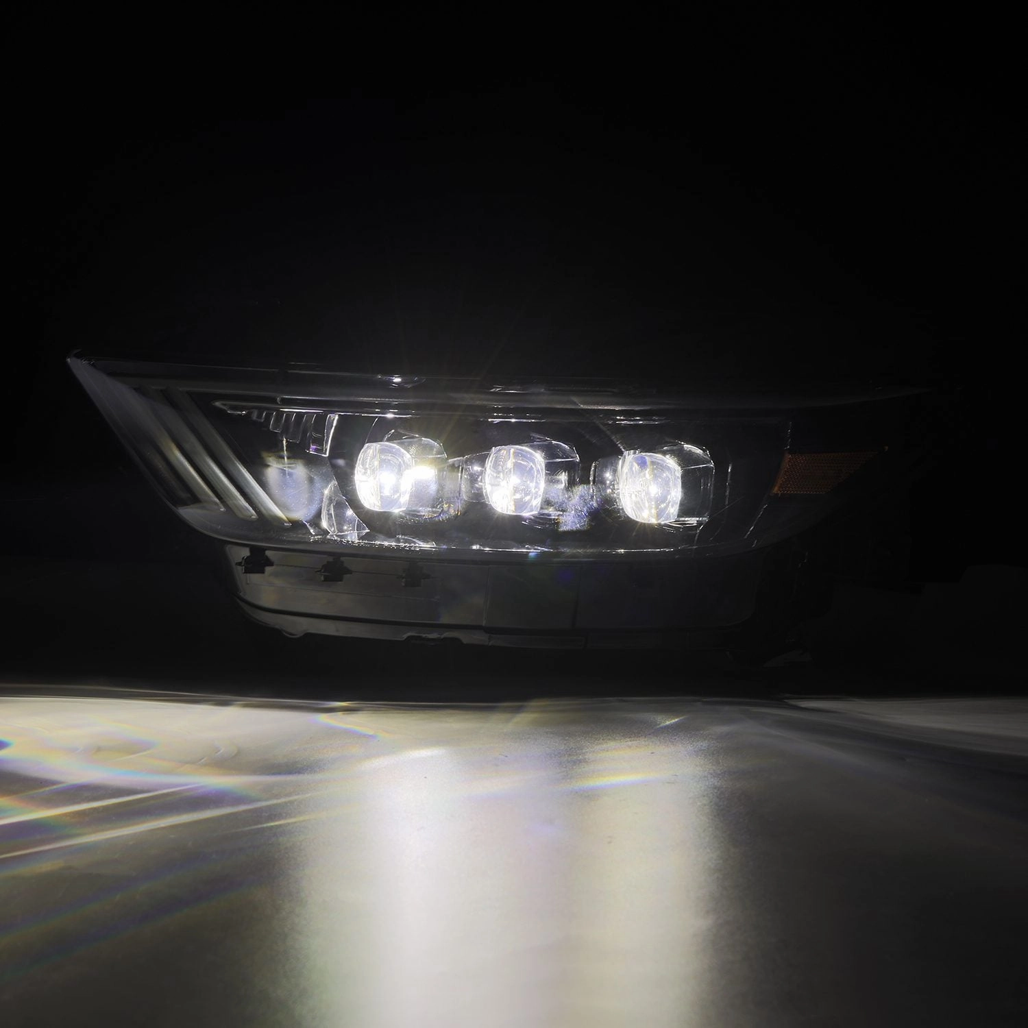 15-17 Ford Mustang/18-20 Mustang Shelby GT350/GT500 NOVA-Series LED Projector Headlights Alpha-Black