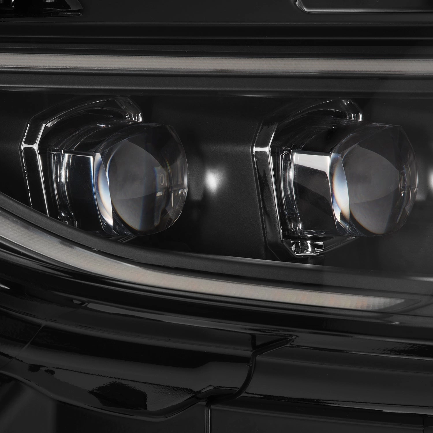 16-21 Honda Civic NOVA-Series LED Projector Headlights Black