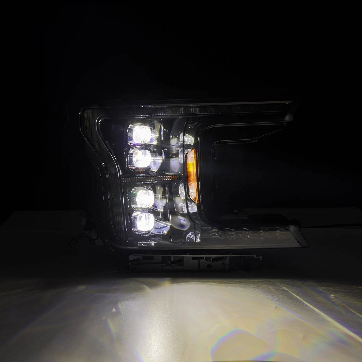 18-20 Ford F150 (MK II 14th Gen Style) NOVA-Series LED Projector Headlights Alpha-Black
