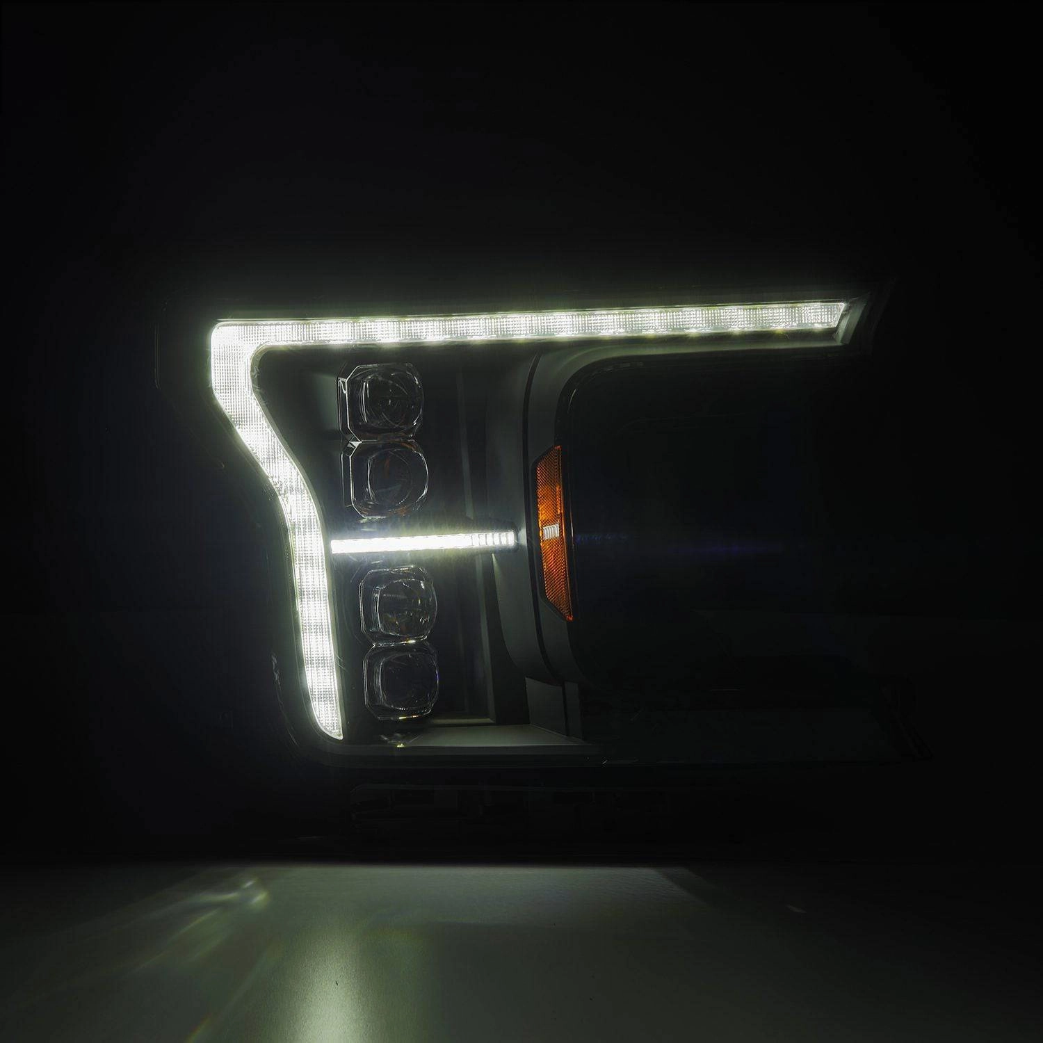 18-20 Ford F150 (MK II 14th Gen Style) NOVA-Series LED Projector Headlights Black