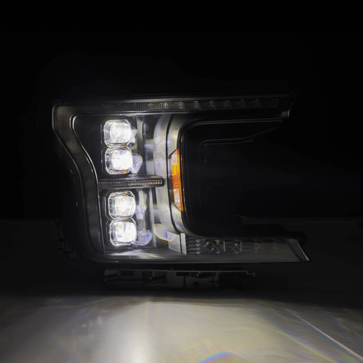 18-20 Ford F150 (MK II 14th Gen Style) NOVA-Series LED Projector Headlights Black
