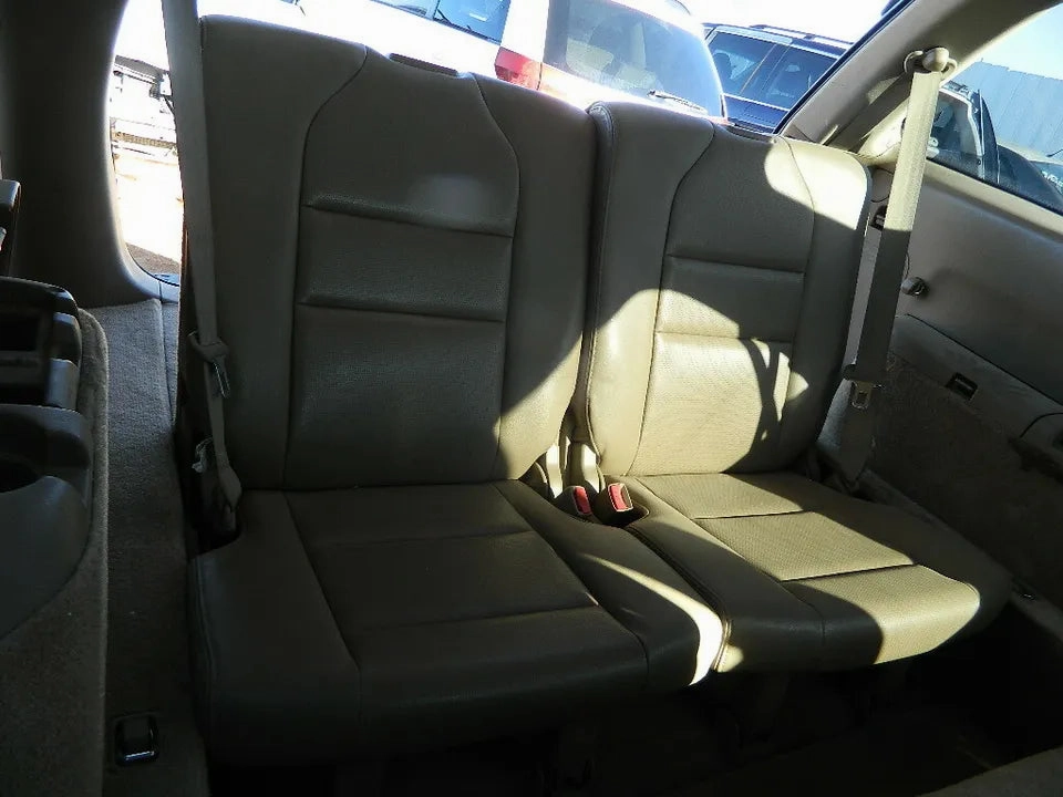 2004 ACURA MDX THIRD 3RD ROW SEAT ASSEMBLY TOP AND BOTTOM LEATHER TAN COLOR -OEM