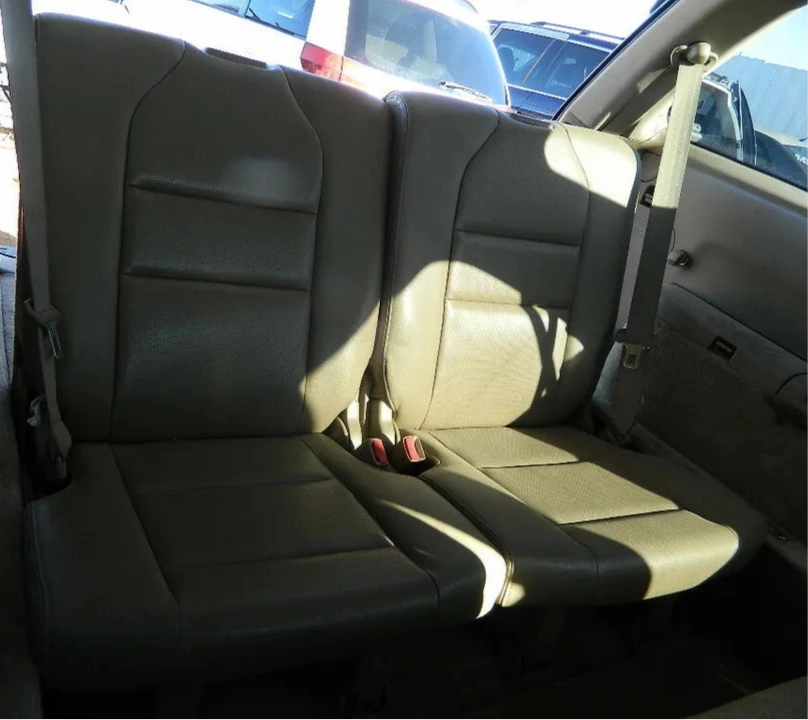 2004 ACURA MDX THIRD 3RD ROW SEAT ASSEMBLY TOP AND BOTTOM LEATHER TAN COLOR -OEM