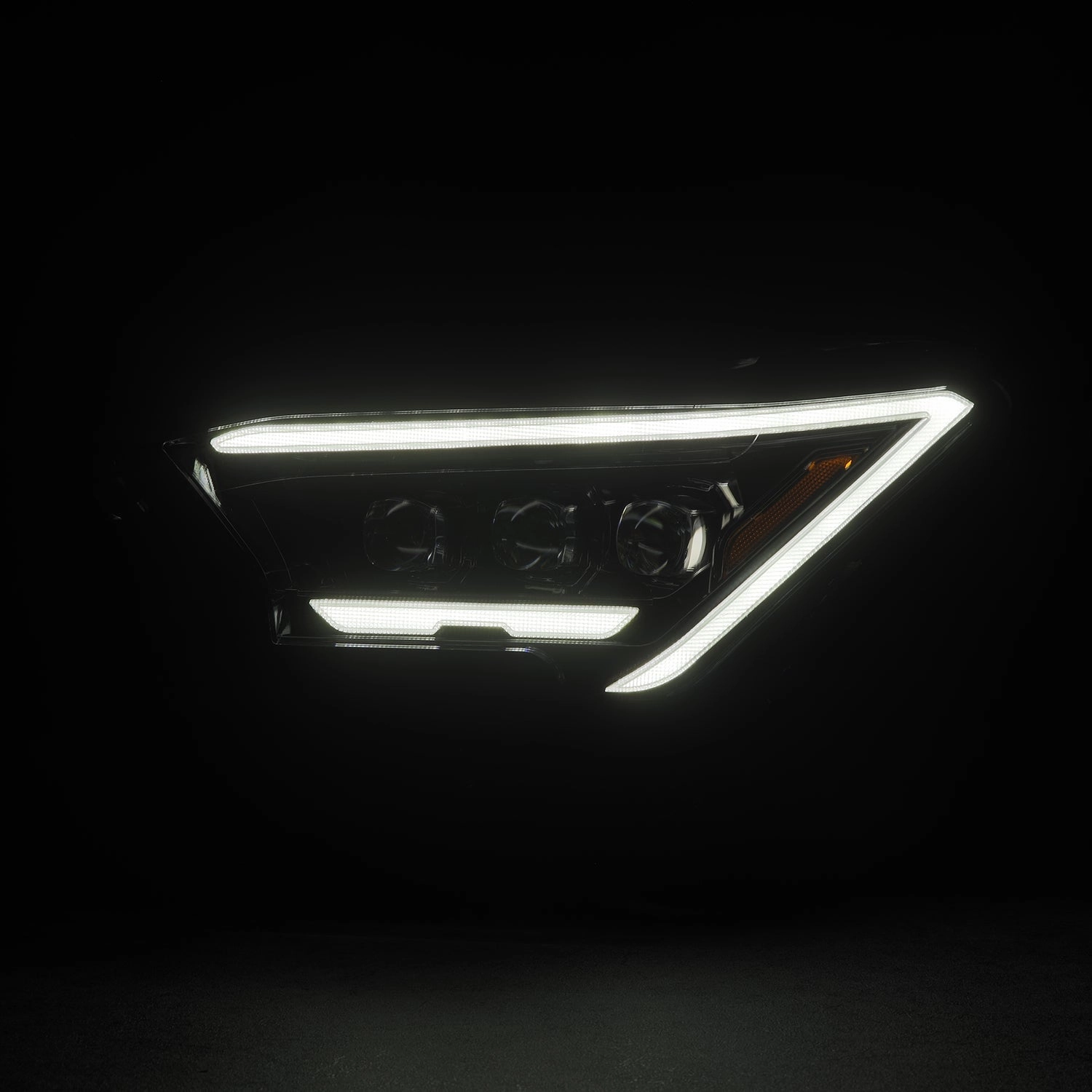 24-up Toyota Tacoma NOVA-Series LED Projector Headlights Alpha-Black