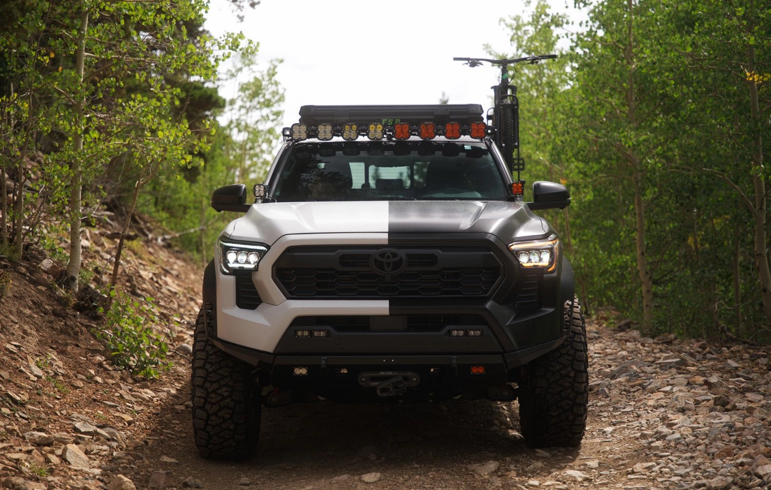 24-up Toyota Tacoma NOVA-Series LED Projector Headlights Alpha-Black
