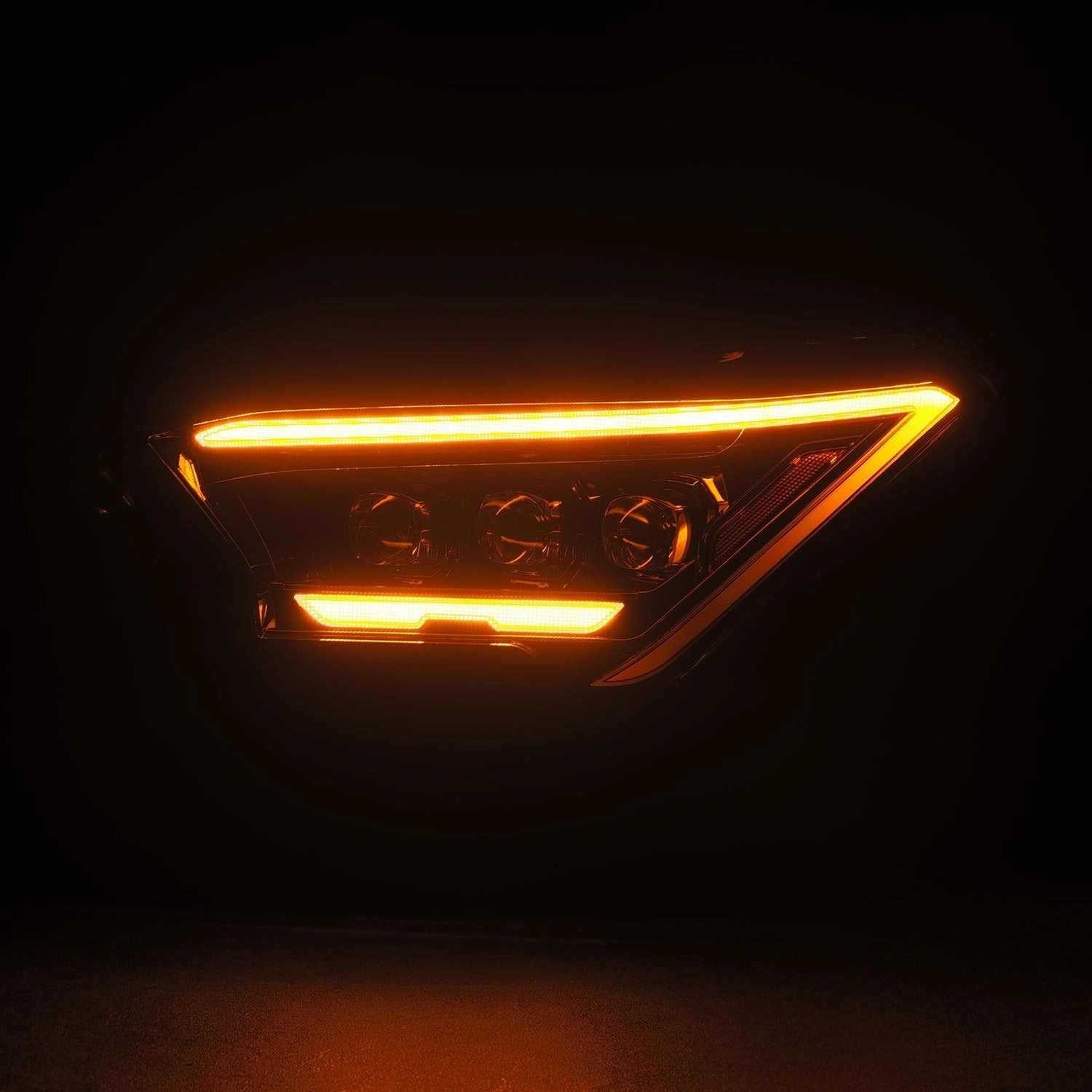 24-up Toyota Tacoma NOVA-Series LED Projector Headlights Alpha-Black