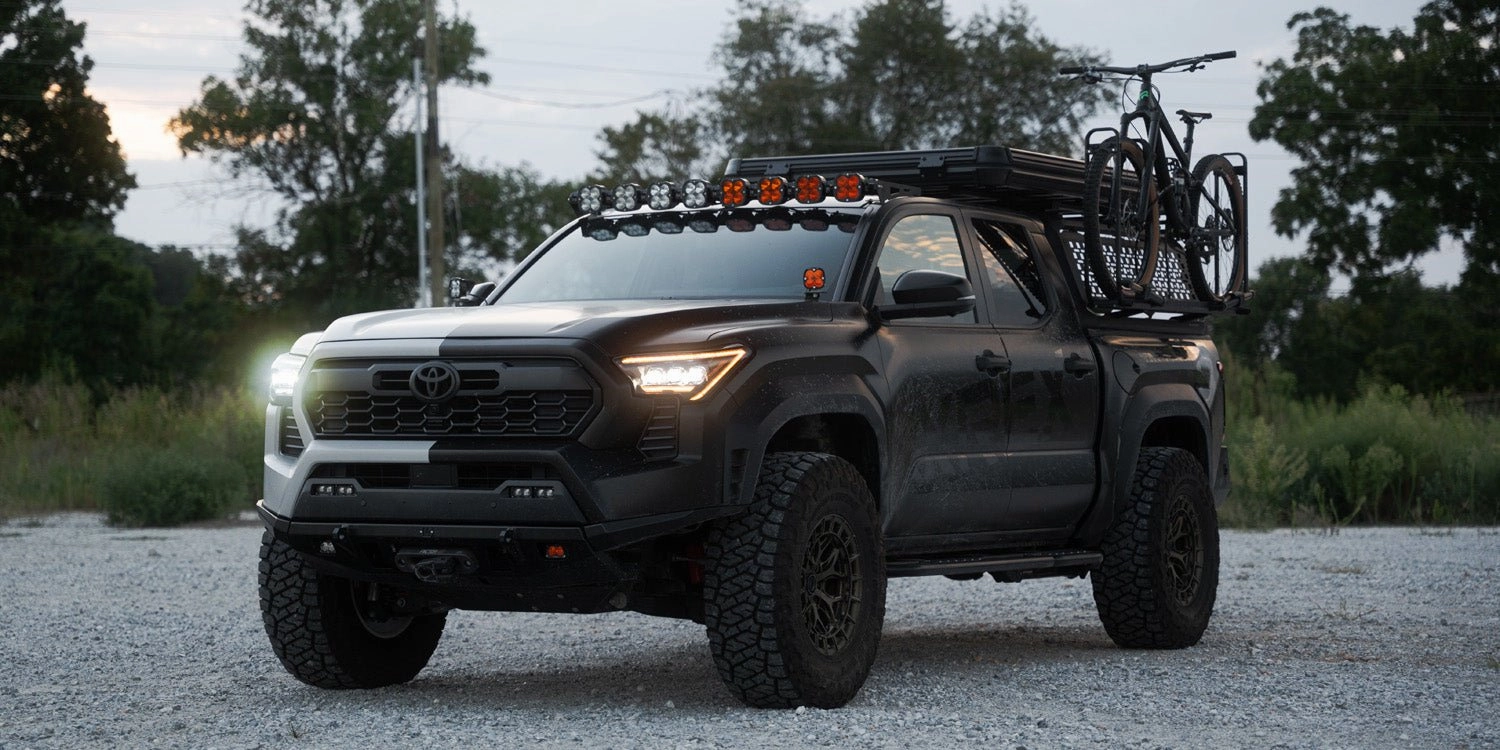 24-up Toyota Tacoma NOVA-Series LED Projector Headlights Black