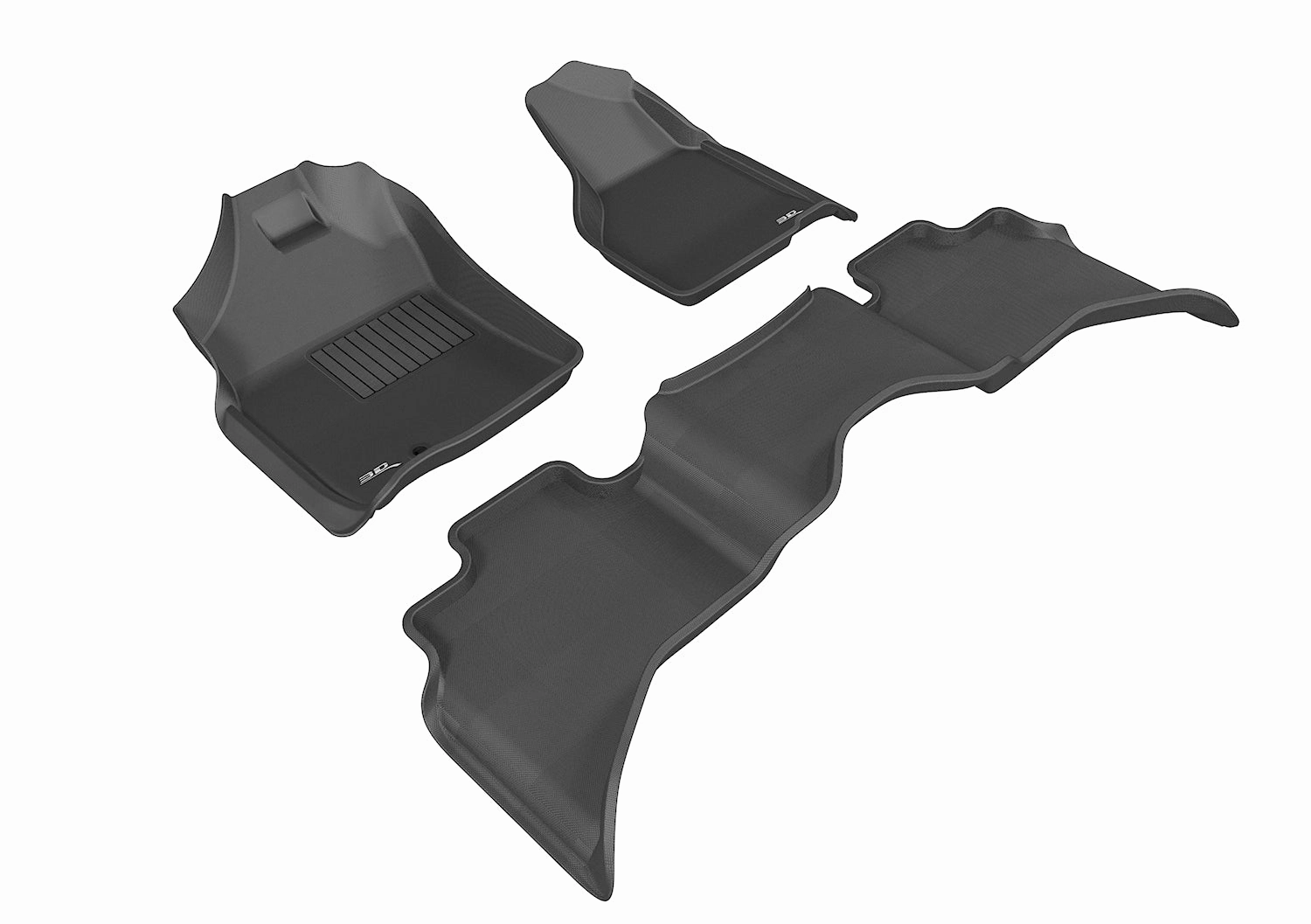 3D MAXpider Floor Mats Dodge Ram 1500 (09-12) All-Weather Kagu Series - Front or Second Row