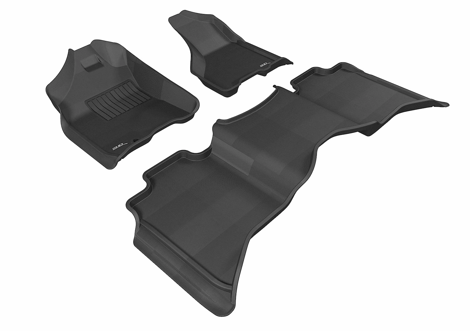 3D MAXpider Floor Mats Dodge Ram 1500 (09-12) All-Weather Kagu Series - Front or Second Row