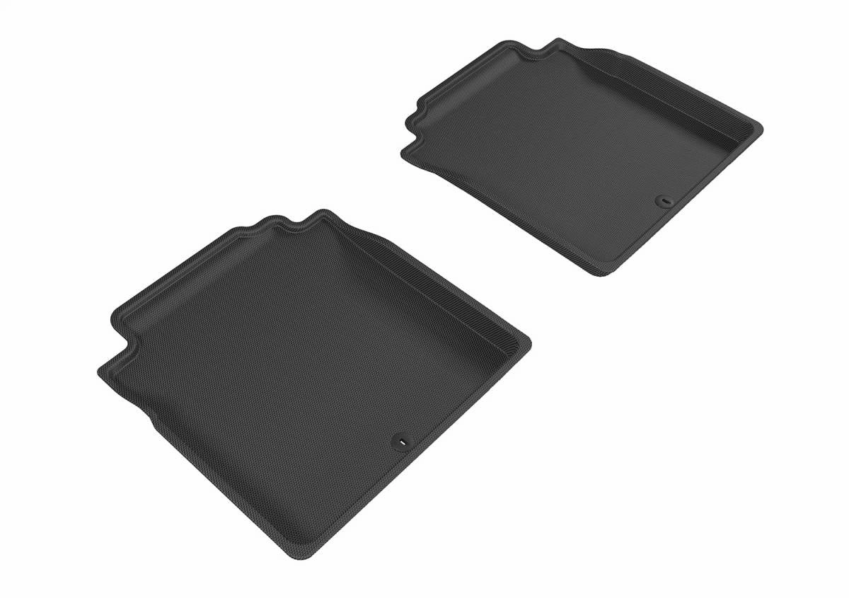 3D MAXpider Floor Mats Genesis G90 AWD (17-22) All-Weather Kagu Series Black - Front or Second Row