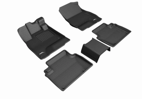 3D MAXpider Floor Mats Honda Clarity Plug-in Hybrid (18-21) All-Weather Kagu Series - Front or Second Row