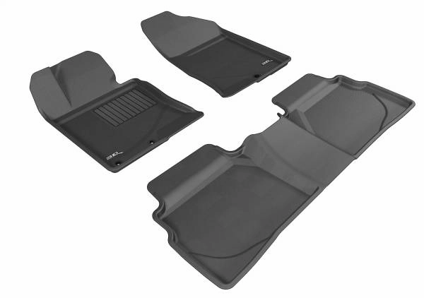 3D MAXpider Floor Mats Hyundai Sonata (11-14) Sonata Hybrid (2015) All-Weather Kagu Series - Front or Second Row