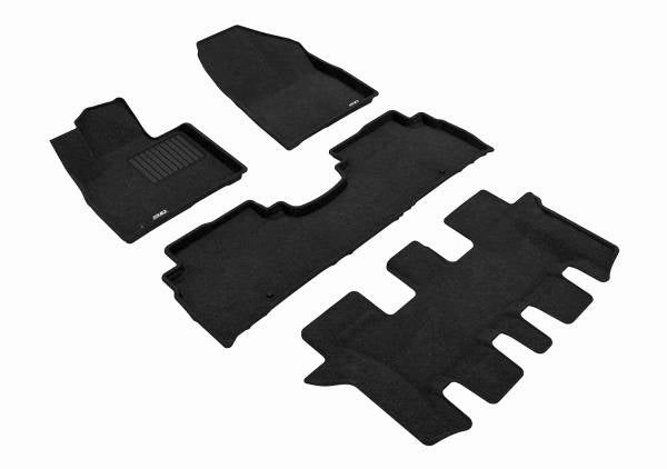 3D MAXpider Floor Mats Kia Sorento (2016-2020) All-Weather Elegant Series - Complete Set
