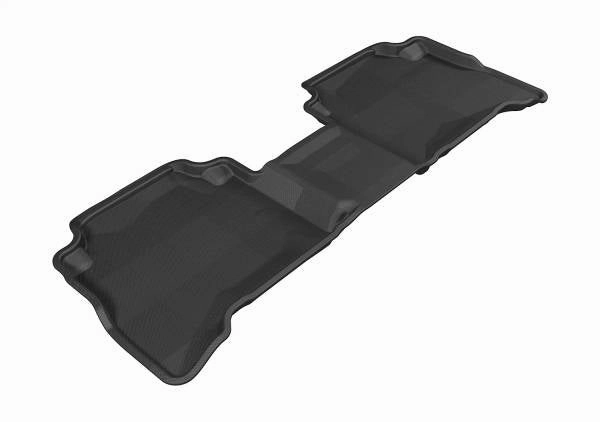 3D MAXpider Floor Mats Kia Sorento 7 Seater (11-13) All-Weather Kagu Series Black - Front / Second / Third Row