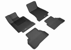 3D MAXpider Floor Mats Mercedes C43 AMG Sedan (17-21) All-Weather Kagu Series - Front or  Second Row
