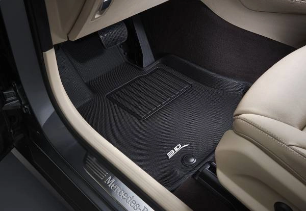 3D MAXpider Floor Mats Mercedes C43 AMG Sedan (17-21) All-Weather Kagu Series - Front or  Second Row