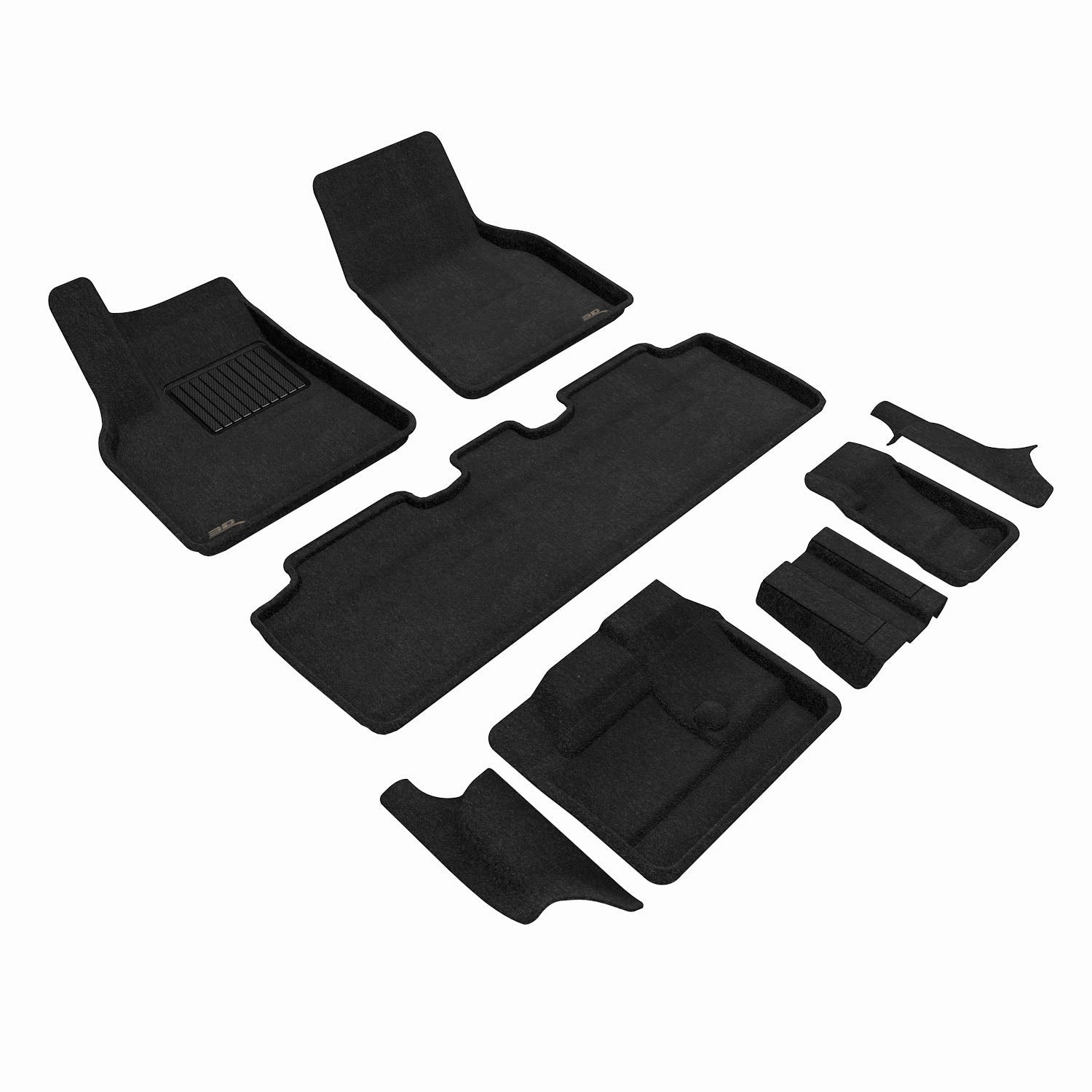 3D MAXpider Floor Mats Tesla Model Y (2021-2024) All-Weather Elegant Series - Complete Set