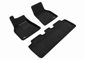 3D MAXpider Floor Mats Tesla Model Y (2021-2024) All-Weather Elegant Series - Complete Set