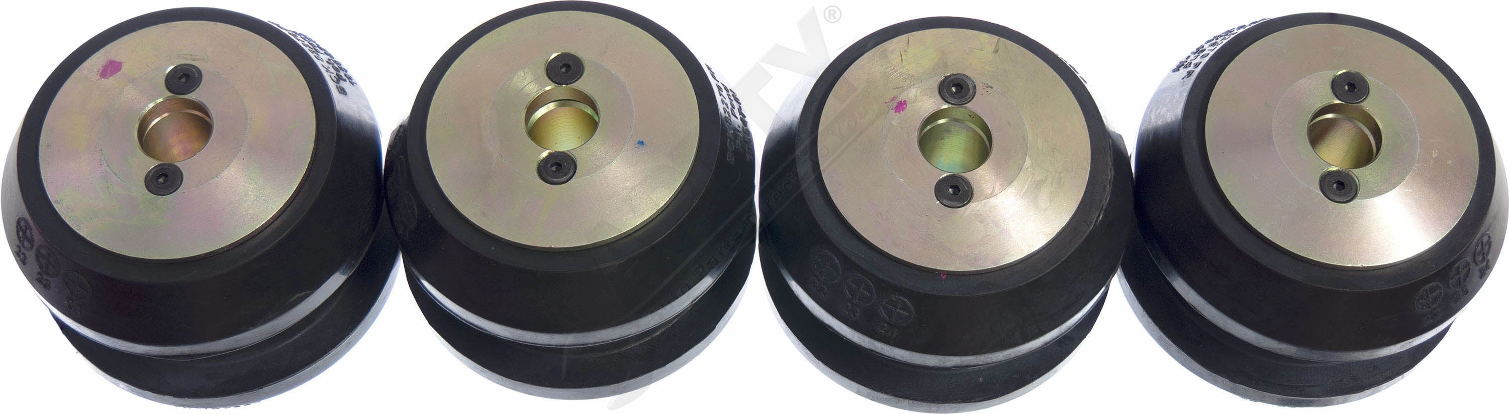 APDTY 160753 Suspension Control Arm Bushing Set Upgraded To Poly & Split Design
