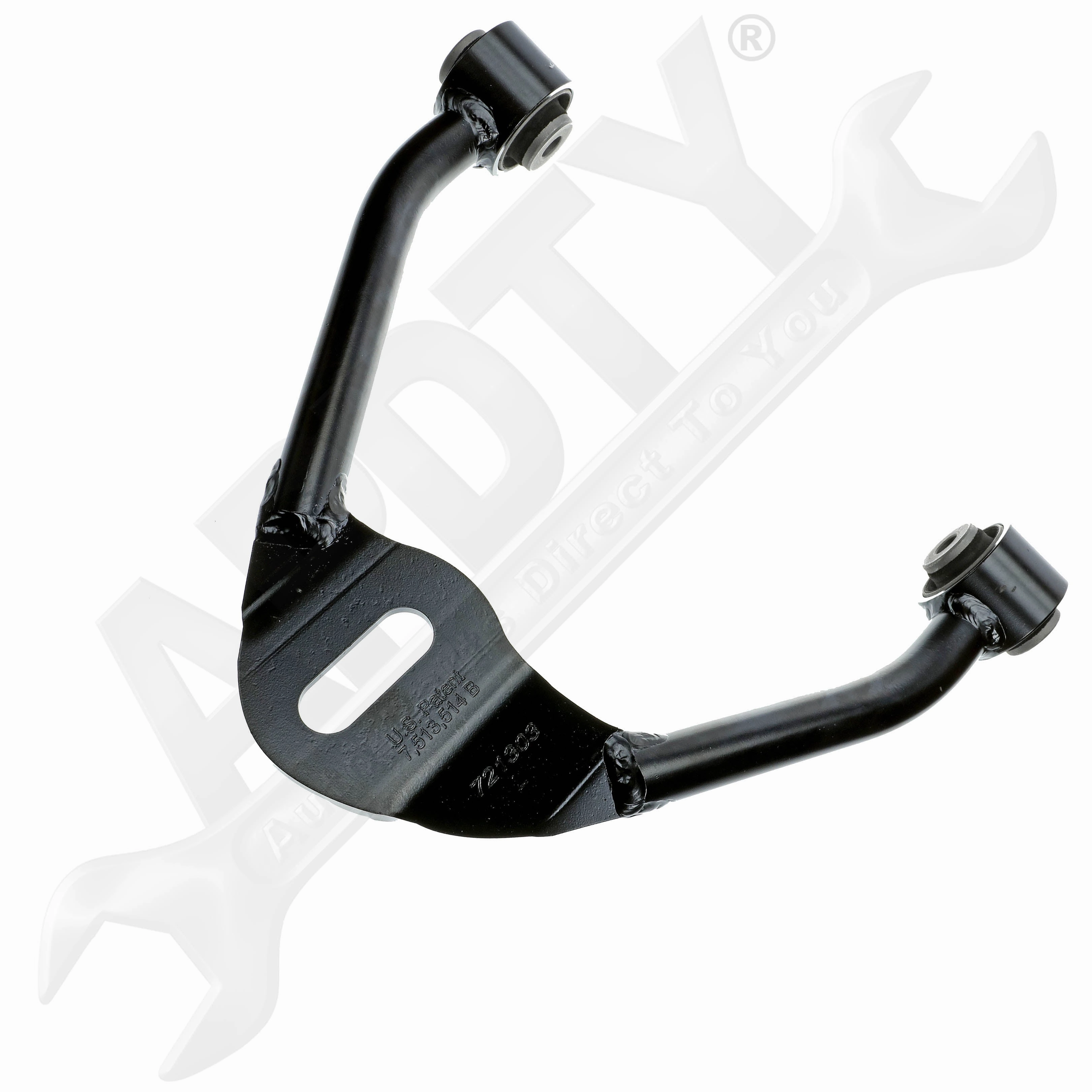 APDTY 160877 Adjustable Suspension Control Arm w/Balljoint - Front Left Upper