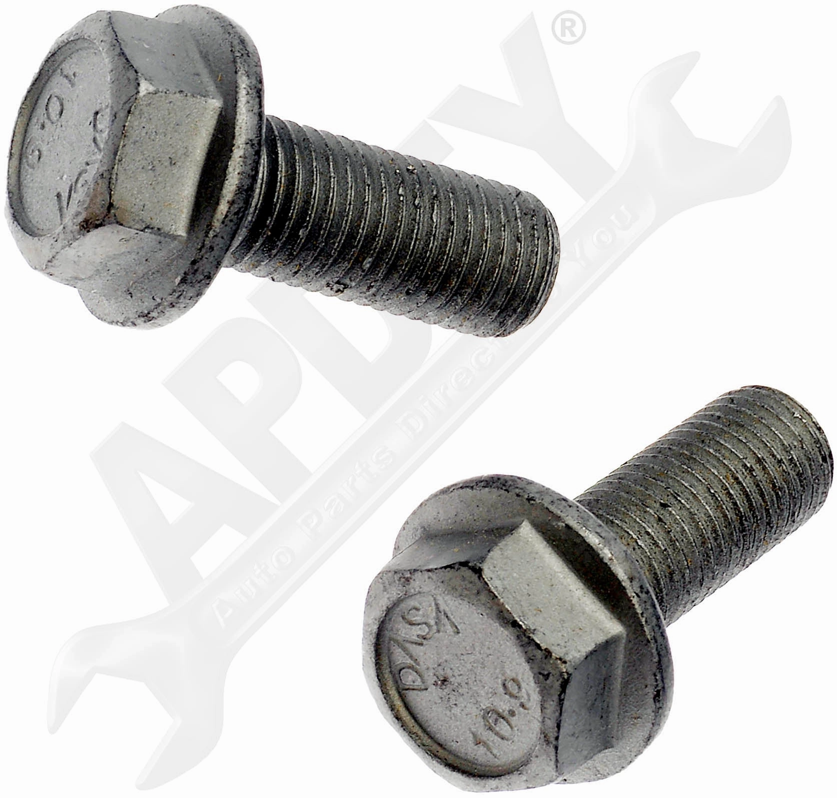 APDTY 163299 Rear Brake Caliper Bracket Attachment Bolt Set (Quantity 2)