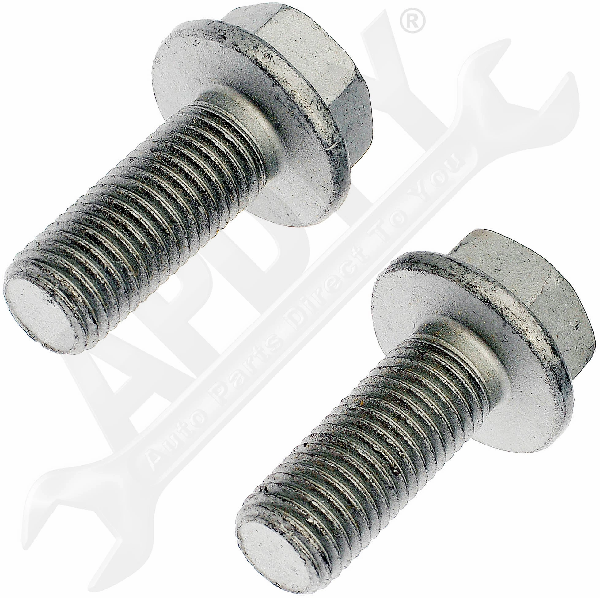 APDTY 163299 Rear Brake Caliper Bracket Attachment Bolt Set (Quantity 2)