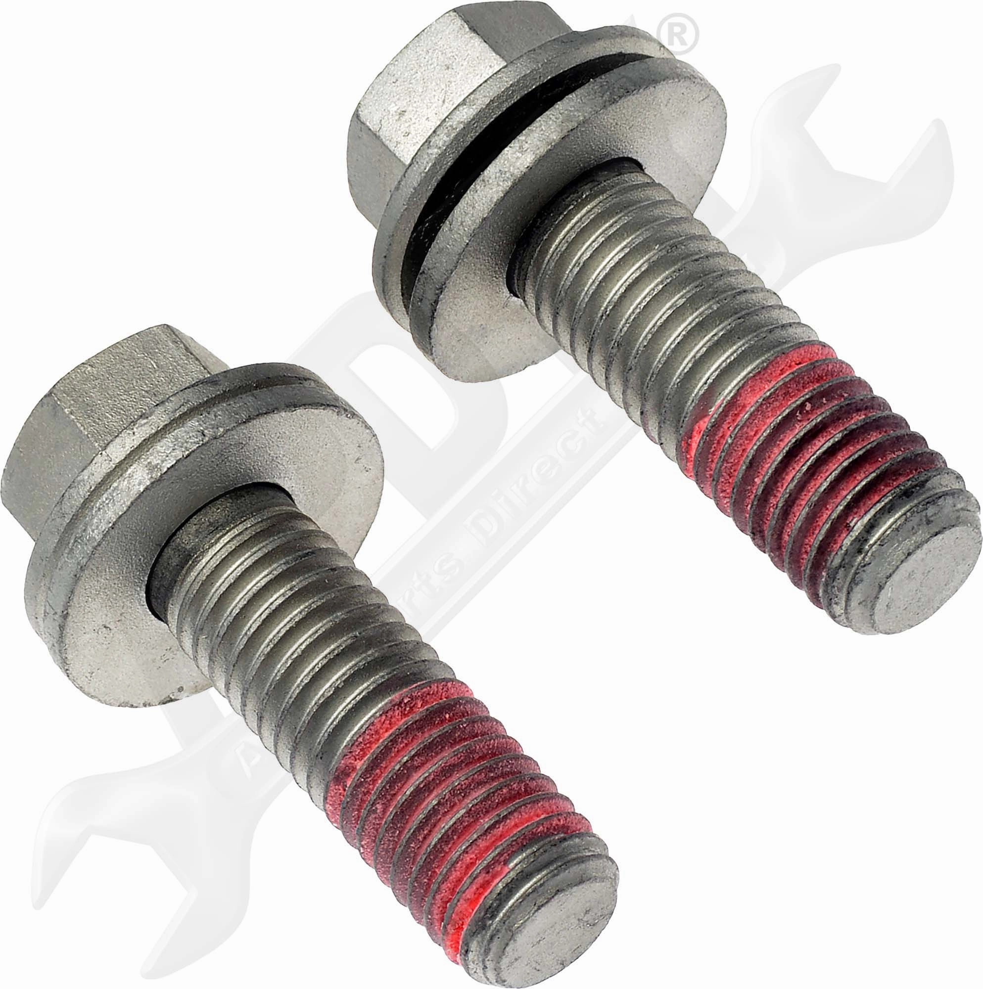 APDTY 163964 Brake Caliper Bracket Bolts Pack of 2