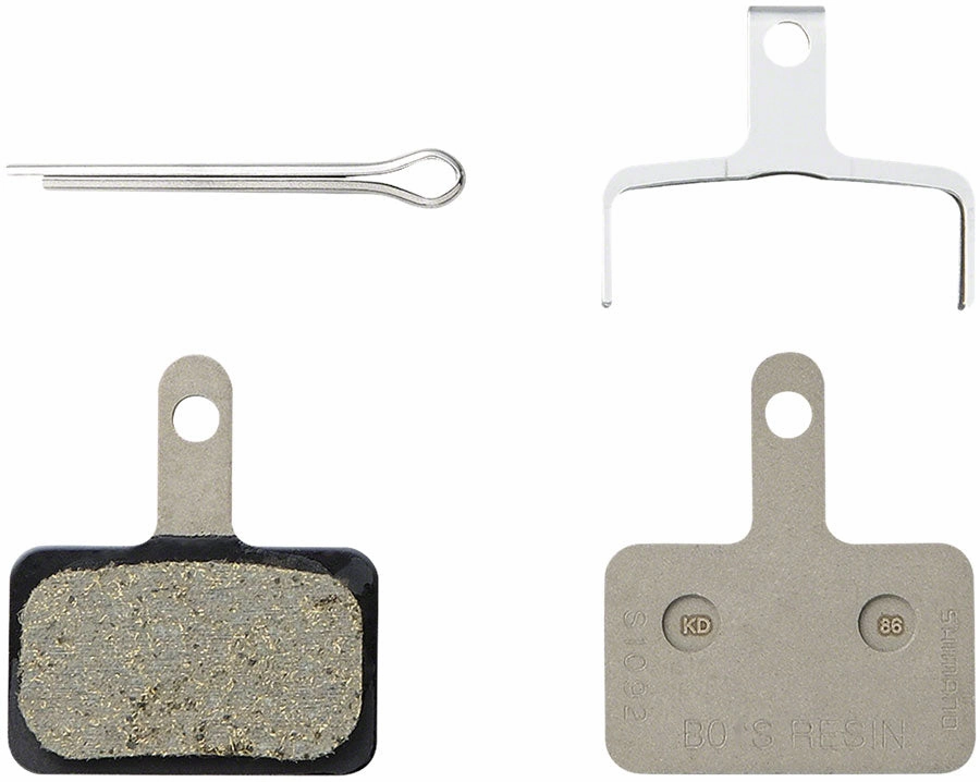 B05S-RX Disc Brake Pad Spring - Resin Compound Stainless Steel Back Plate