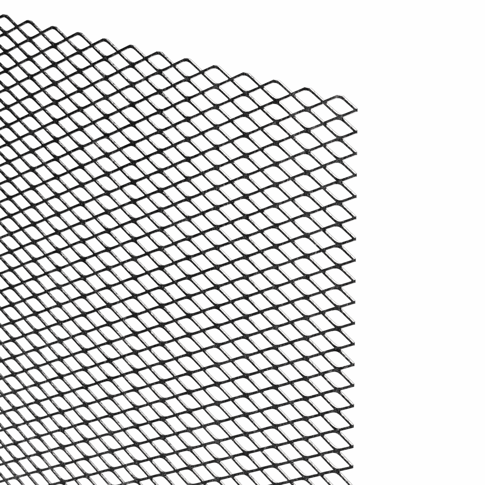 Black Steel Expanded Metal 11118