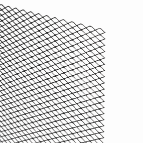 Black Steel Expanded Metal 11118