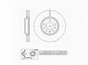 C09743 ProSeries OE  Brake Rotor
