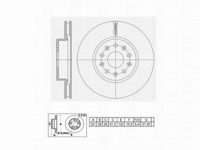 C11029 ProSeries OE  Brake Rotor