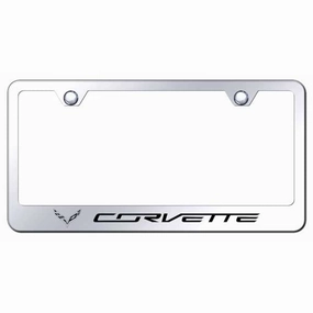 Corvette C7 Stingray Stainless Steel Frame - Etched Mirrored