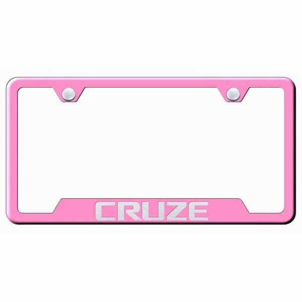 Cruze Cut-Out Frame - Laser Etched Pink