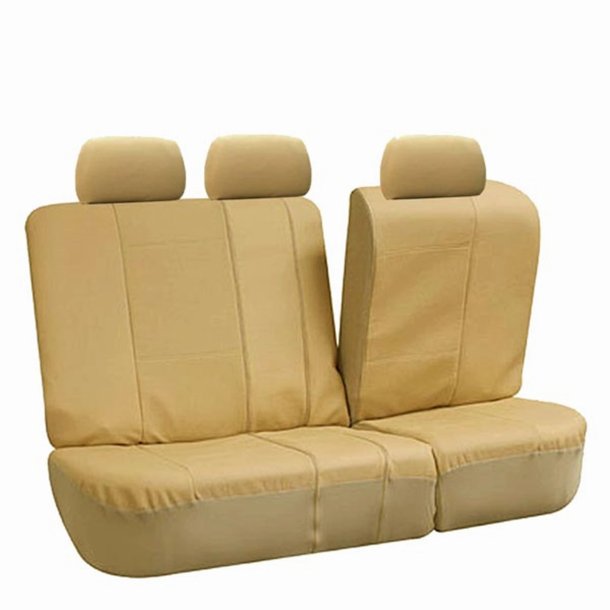 Deluxe Leatherette Seat Covers - Rear Beige