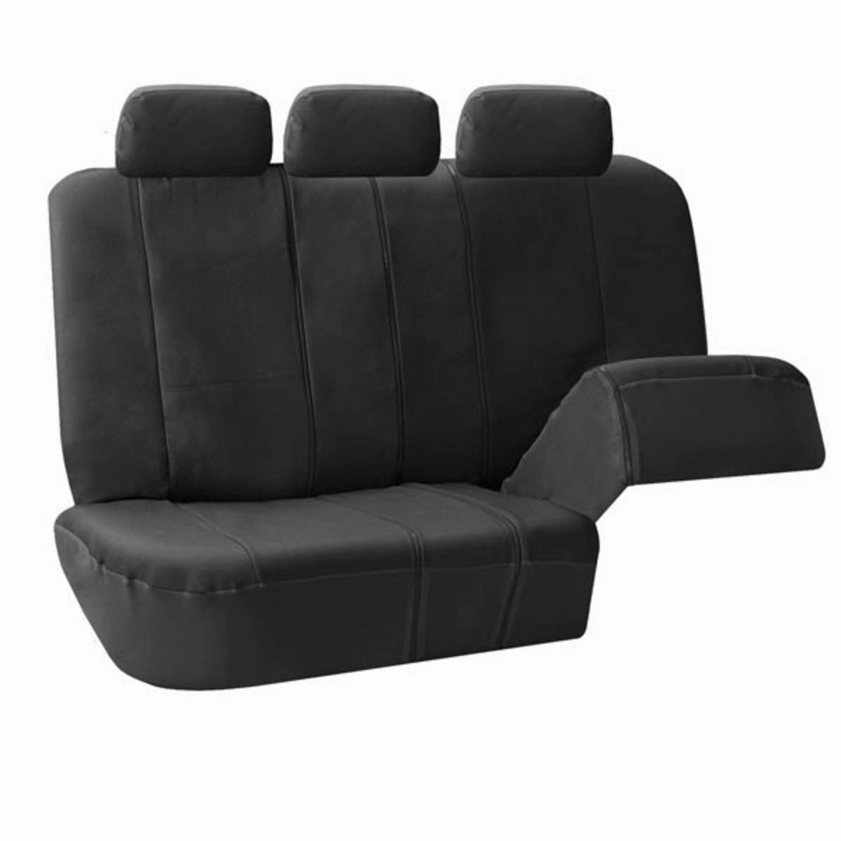 Deluxe Leatherette Seat Covers - Rear Black